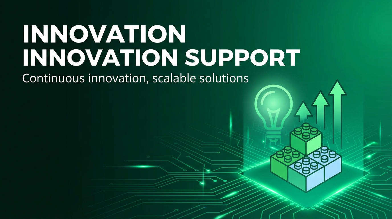 Innovation support and scalable solutions