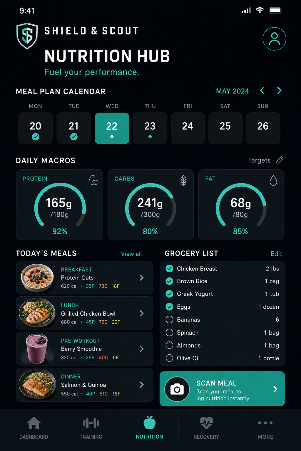 Nutrition hub